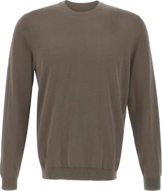 Diktat round-neck sweater - men - Cotton - S - Brown