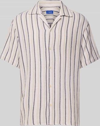Jack & Jones Jack & Jones Regular Fit Freizeithemd mit Resortkragen Modell COBA in Beige, Gr&ouml;&szlig;e XXL