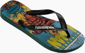 Havaianas Womens Marvel Graphic Print Flip Flop Sandals - Multi - Size: 3/3.5/4