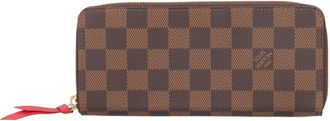 Louis Vuitton Brown Cerise Damier Canvas Long Wallet (Bi-Fold) (Pre-Owned)