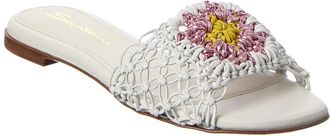 Santoni Leather Sandal