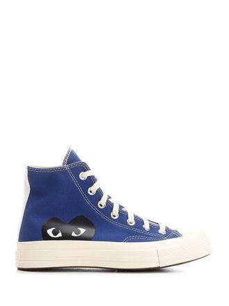 Comme Des Garçons New Big Heart Sneakers Blu-Donna