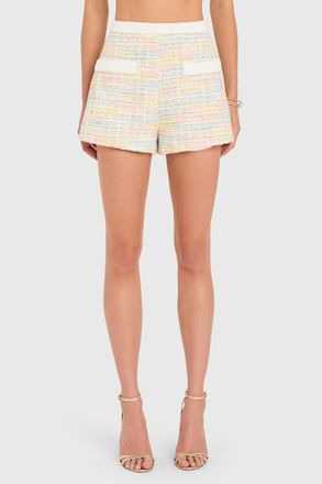 Amanda Uprichard Braswell Shorts In Angelica Tweed