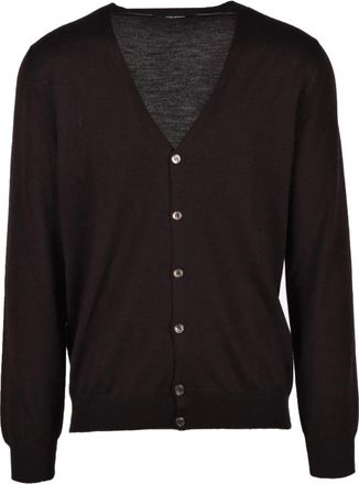 Tagliatore cardigan - Heren - Vesten - Zwart - 3XL - Wol - Truien & Vesten