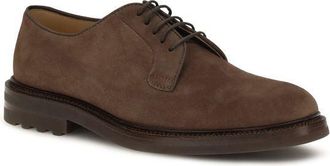 Brunello Cucinelli Mens Brown Calf Leather Bos Taurus Oxfords And Derbies Shoe
