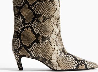 H&M Hohe Stiefeletten - Beige