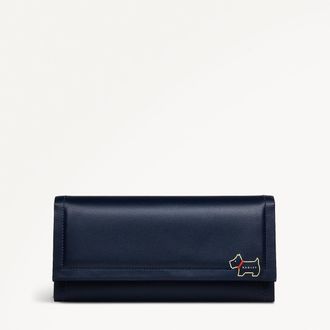 Radley London Ink Leather Blue Matinee Purse Heritage Lane SS25 Radley