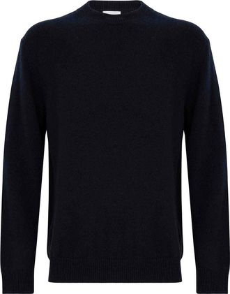 Daniele Fiesoli Blue Cashmere Crewneck Sweater