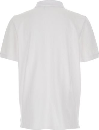 Maison Kitsun&eacute; Mens Polo Shirt White Cotton T-Shirts And Polos