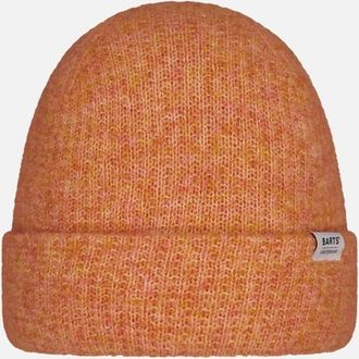 Barts Womens Barts Womens Sarela Waffle Knit Turn Up Beanie - Orange - Size: ONE size