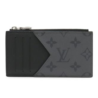 Louis Vuitton Black Gray Monogram Eclipse Coin Purse/Coin Case (Pre-Owned)