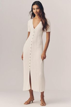 Varley Elena Knit Midi Dress