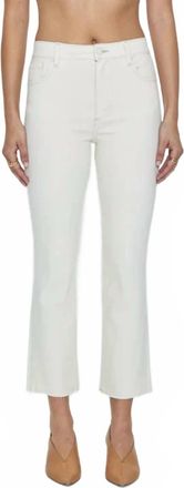 Pistola Denim Lennon High Rise Crop Boot Pant In Sand Stone