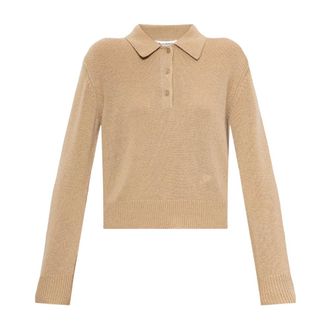 Sporty & Rich Prep Scholo Polo - - Tops - Donna - Beige - M