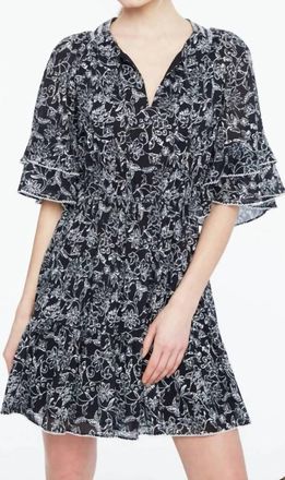 Parker Lindsay Dress In Black Aurora