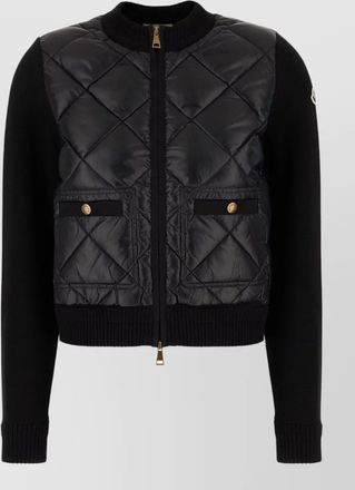 Moncler down cropped jacket