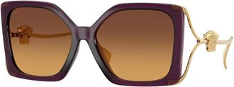 Versace VE4502U 5536T5 Womens Sunglasses Purple Size 58