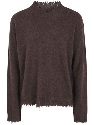 Uma Wang Sweater Torn Edge Plain Ws