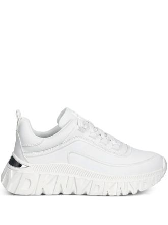 DKNY logo-embossed sneakers - White