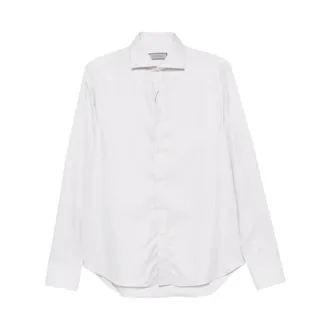 Canali Overhemden, Heren, Wit, 4Xl, Katoen, Shirts