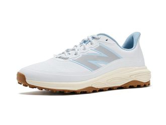 New Balance Fresh Foam Contend V3 Womens Golf Shoes White/Blue : 10.5 B - Medium, Textile