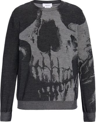 Alexander McQueen Mens Skull Sweater