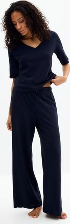 Miiyu Womens Light linen pyjama pant