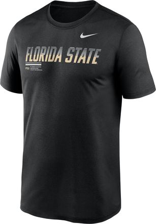 Nike Florida State Sideline Legend Nike Mens Dri-FIT College T-Shirt in Black | 02TI00AFTN-7SB