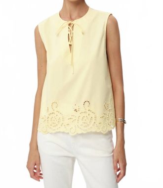 Exquise Adrianne Blouse In Yellow