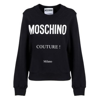 Moschino Couture Milano Zwarte Trui