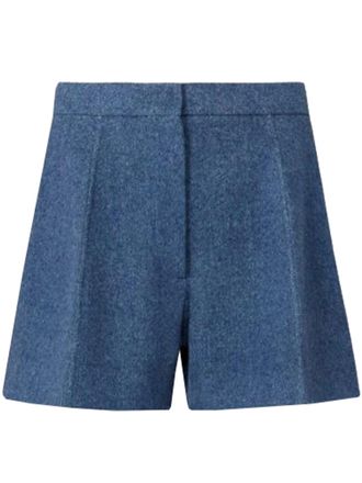 Sportmax Muted Blue Braies1234 Structured Tailored Shorts