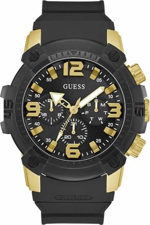 Guess Linebacker Gw0911G3 Horloge - Heren - Accessoires - Zwart - Maat: ONE Size