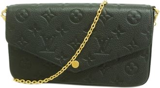 Louis Vuitton Noir Chain/Shoulder Wallet (Pre-Owned)
