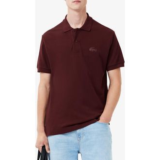 Lacoste Small Croc Polo in Expresso at Nordstrom, Size 7
