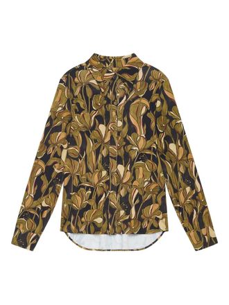 Maliparmi Blouse met bloemenprint - Geel