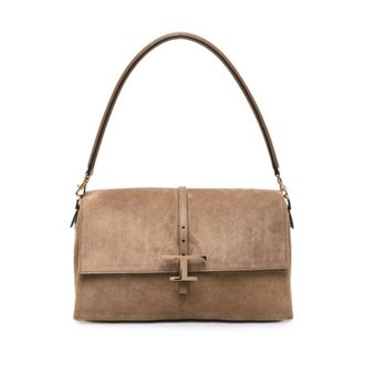 Tod's Dames, Tassen, Bruin, Maat: ONE Size Leer