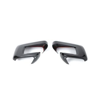 OEM Un Par De Cubiertas Para Espejos Retrovisores Laterales Delanteros, Cubiertas Decorativas, Cubiertas De Moldura, En Negro Brillante, Para Ford F150 (m