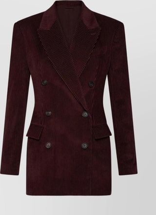 Brunello Cucinelli double breasted velvet jacket