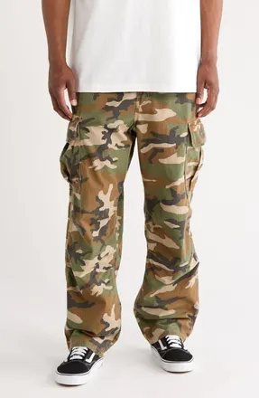 Vans Para Camo Baggy Cargo Pants in Aluminum Camo at Nordstrom, Size 34