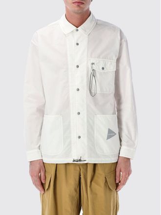 And Wander Cotton Blend Overshirt