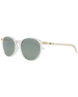 Montblanc Mens MB0326SA 54mm Sunglasses