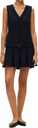 Elodie Daisy Mini Dress In Black