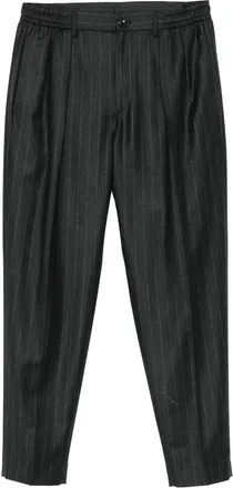 Tagliatore Pinstripe-pattern Pleated Trousers