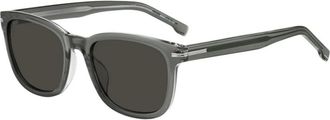 HUGO BOSS Stijlvolle zonnebril van premium kwaliteit - Heren - Zonnebrillen - Grijs - 54 MM - Accessoires
