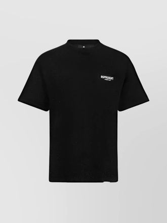 Represent monogram cotton t-shirt back printed