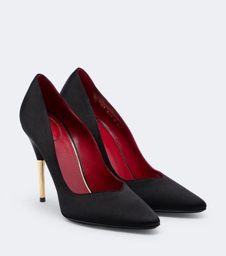 Valentino Garavani Enigme satin pumps