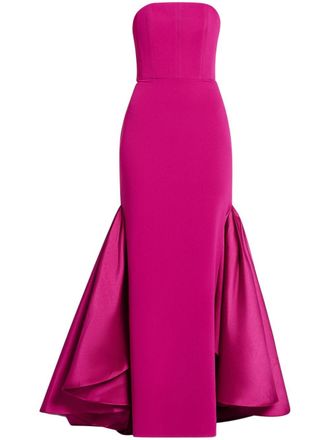 Solace London Gedrapeerde avondjurk - Roze