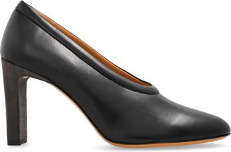 Tod's Leren schoenen met hak - Dames - Pumps - Zwart - 39 1/2 EU - Leer - Schoenen