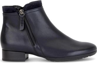 Gabor Enkellaarsjes - Dames - Enkellaarsjes - Blauw - 38 1/2 EU - Leer - Schoenen