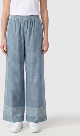 Ermanno Scervino Pantaloni palazzo in seta stampata
